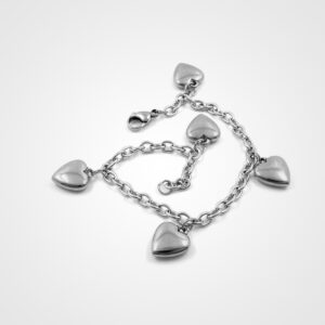 Women's Heart Charm Bracelet